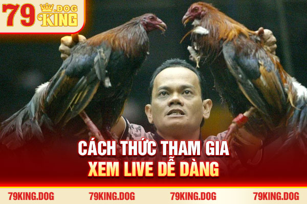 Cách thức tham gia xem live dễ dàng Cách thức tham gia xem live dễ dàng